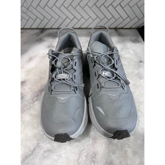 HOKA One One Transport GTX Men’s Size 10.5 Gray Gore-Tex Waterproof Trail Shoes - Picture 15 of 16